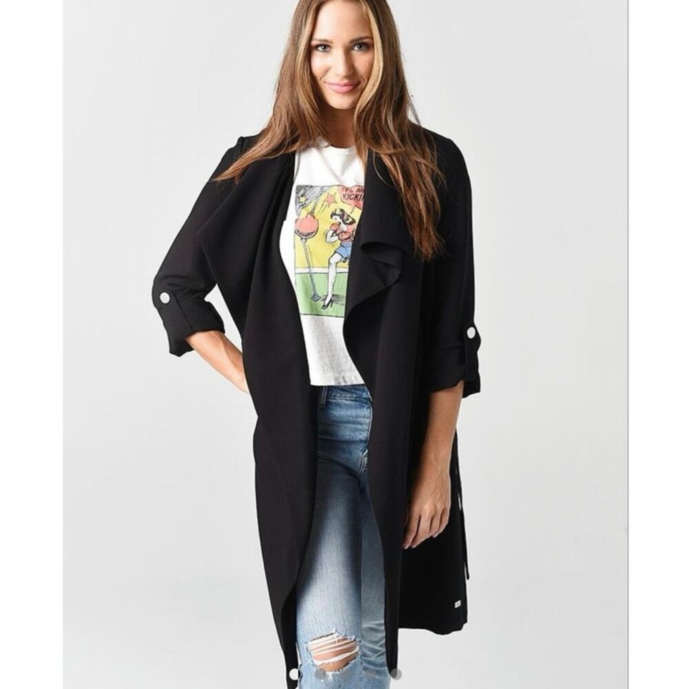 NWOT Soia & Kyo Ornella Coat in Black SZ XS